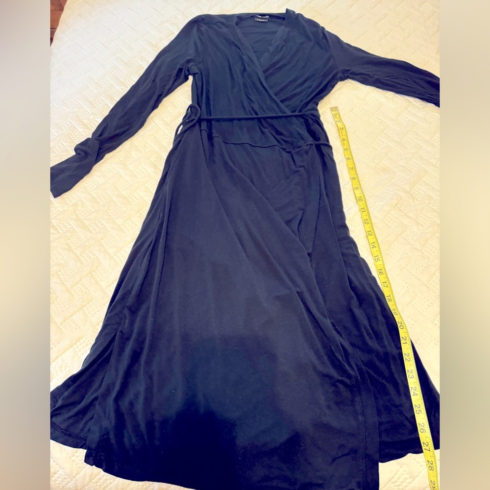 Prana Foundation long sleeve wrap dress